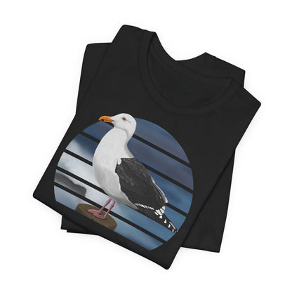 Möwe am Meer Vogel T-Shirt für Vogelliebhaber und Vogelbeobachter