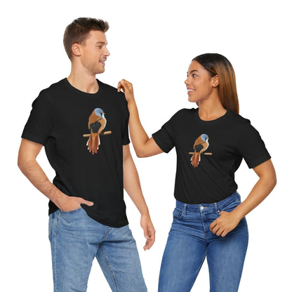 Bartmeise Vogel T-Shirt für Vogelfreunde und Vogelbeobachter