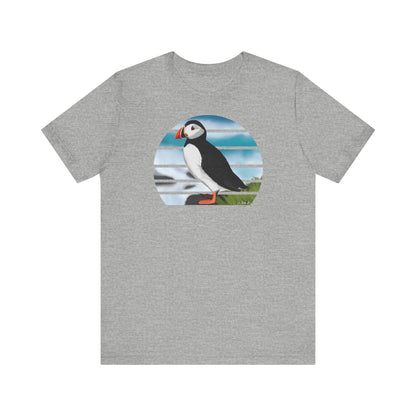 Papageitaucher am Meer Vogel T-Shirt für Vogelfreunde und Vogelbeobachter