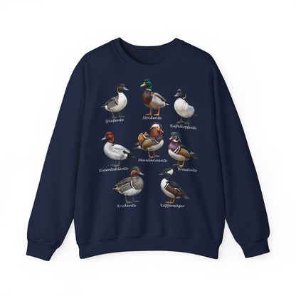Sweatshirt mit Entenarten: Vogelmotiv Animal Graphic Tee Hintergrund