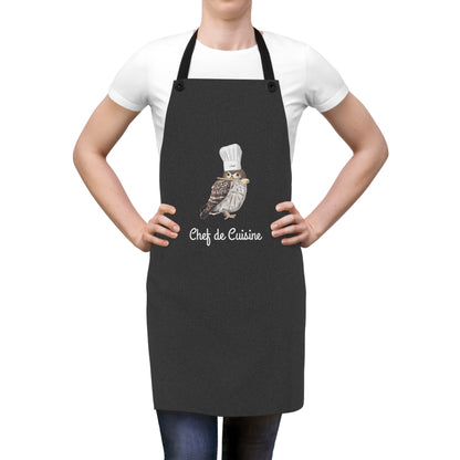Eulen Schürze Chef de Cuisine | Lustiges Geschenk für Hobbyköche | jz.birds