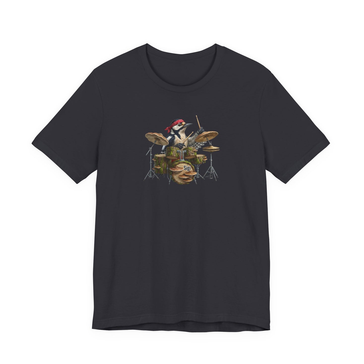 Sigi Specht (Drums) – Offizielles Die Gartenvögel Premium T-Shirt – band tshirt,