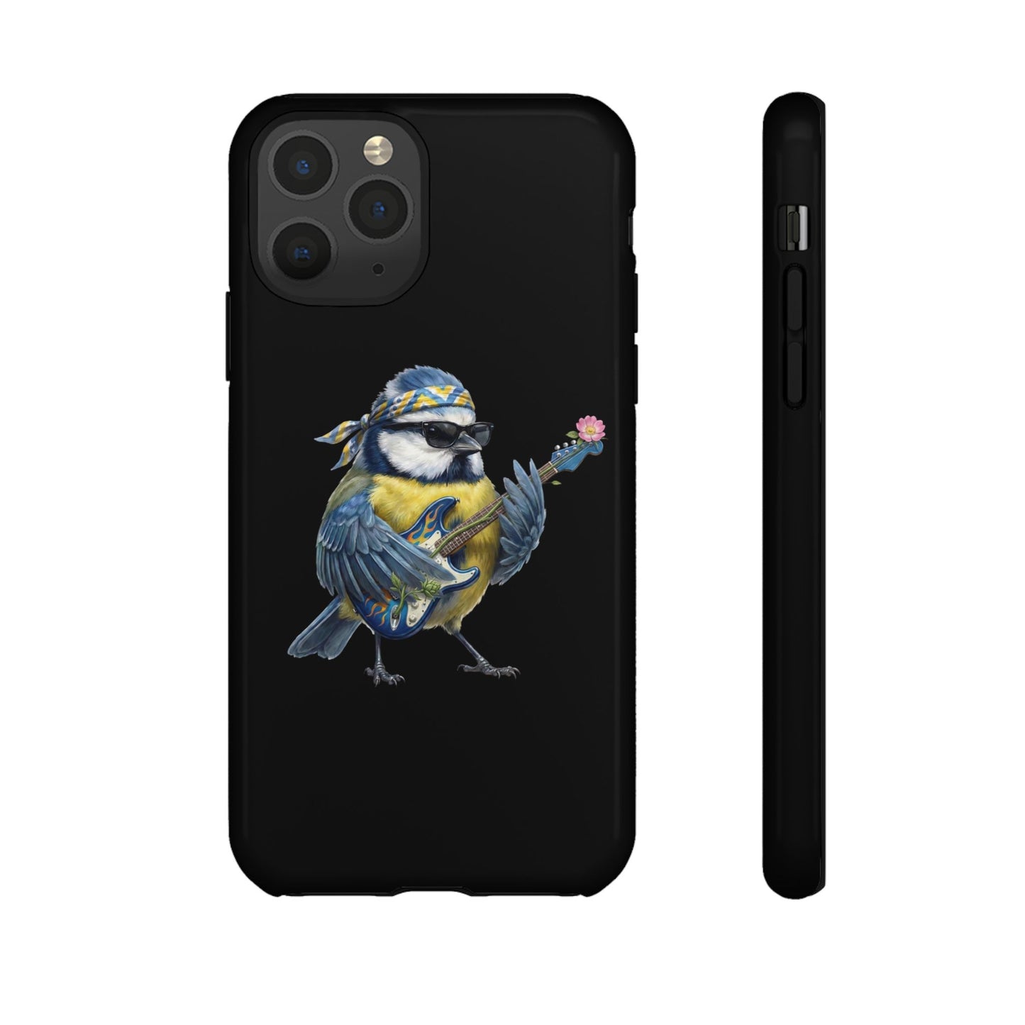 Bert Blumen-Gitarre Handyhülle – animal lover und bird phone Stil