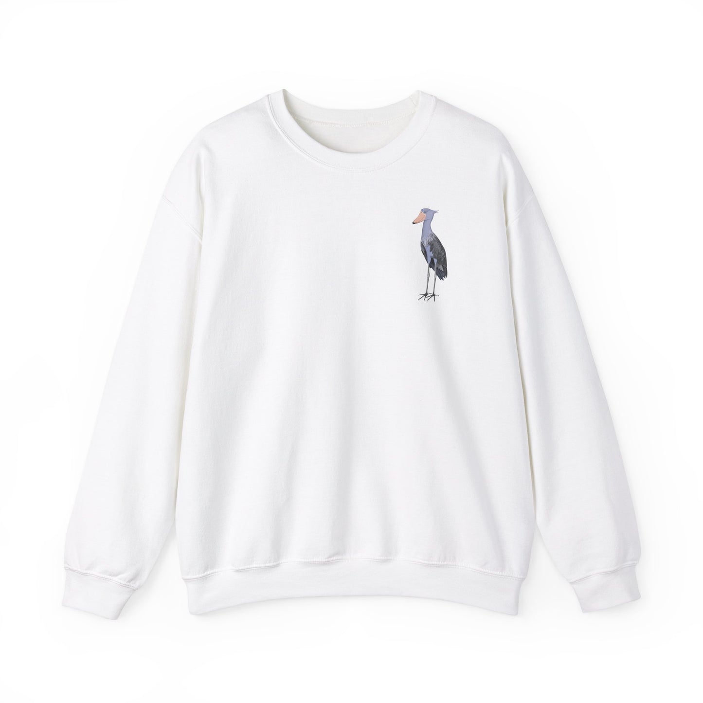 Schuhschnabel Vogel Sweatshirt für Naturfreunde und Vogelbeobachter