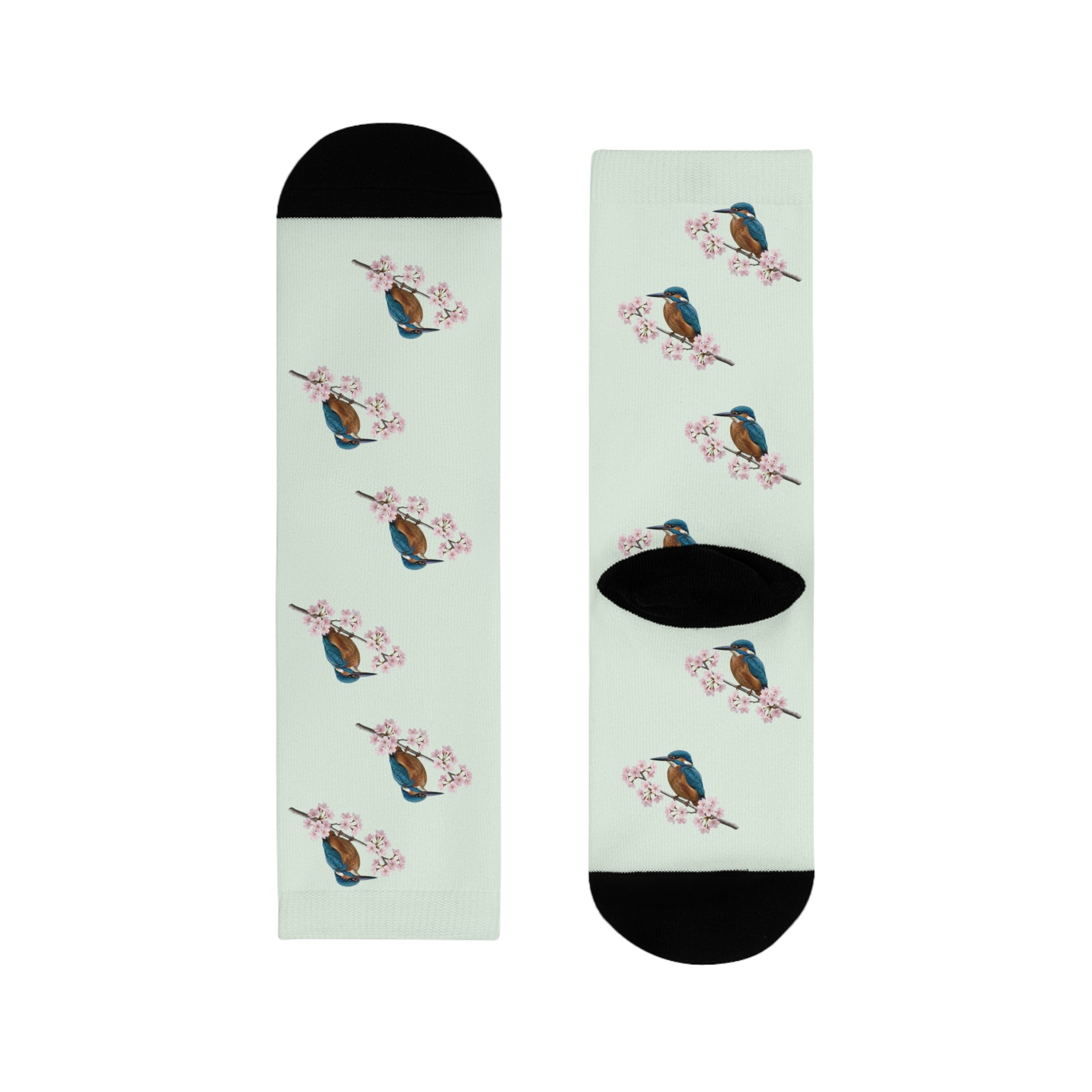 Eisvogel Socken mit Accessories Hintergrund