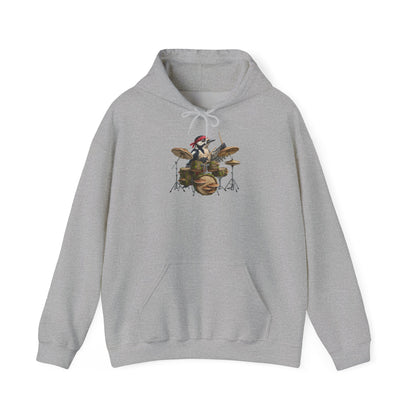 Specht Schlagzeuger Hoodie – Lustiger Kapuzenpullover für Drummer & Vogelfreunde