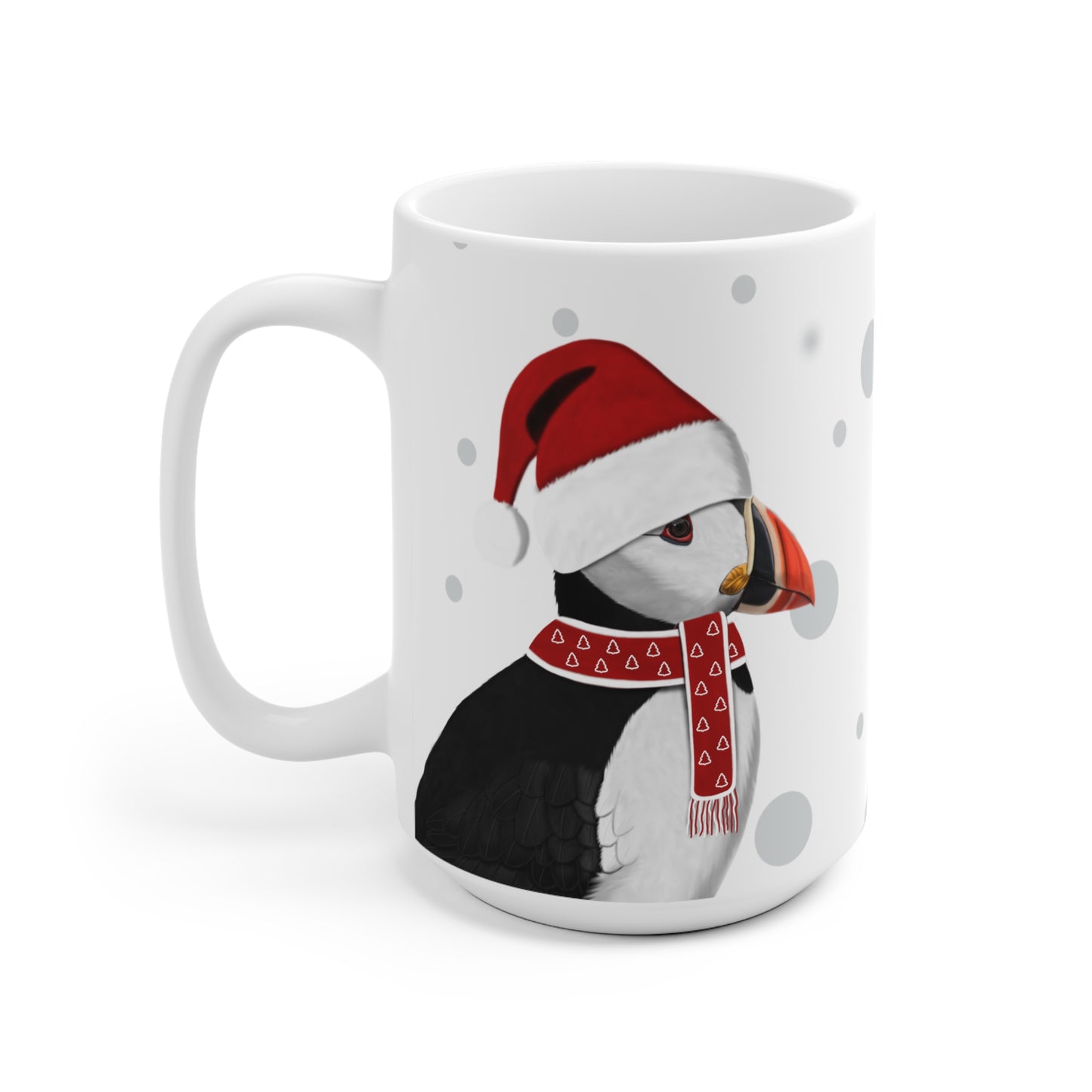 Papageitaucher als Weihnachtsmann Vogel Tasse