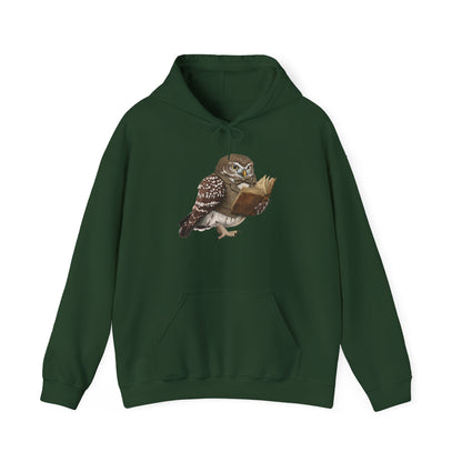 Die Bibliothekar-Eule Hoodie - Vintage Style für Bücherfreunde & Naturliebhaber