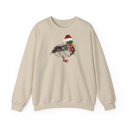 Ente Weihnachts-Sweatshirt | Unisex Vogel Sweater für Vogelfreunde & Vogelbeobachter