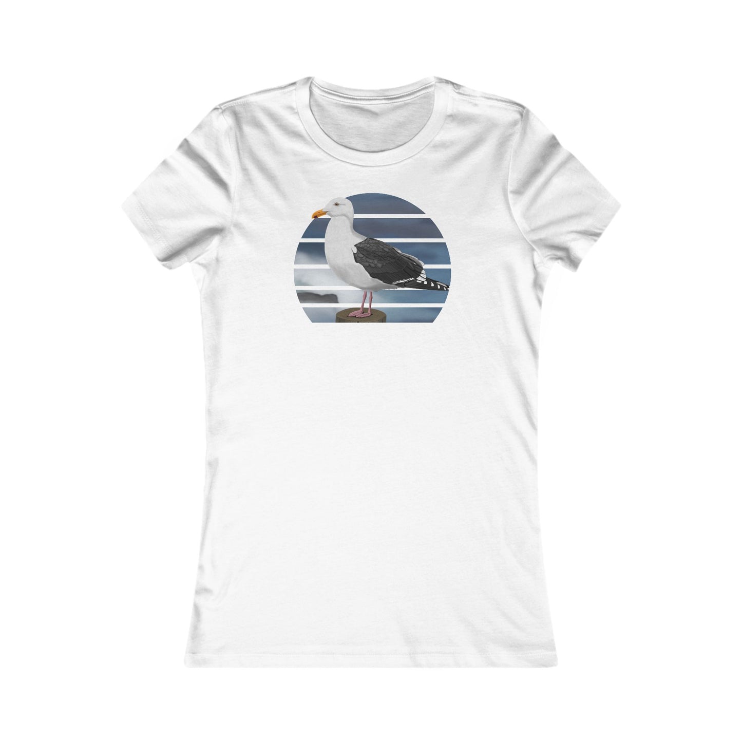 Möwe Vogel T-Shirt für Frauen Vogelfreunde und Vogelbeobachter