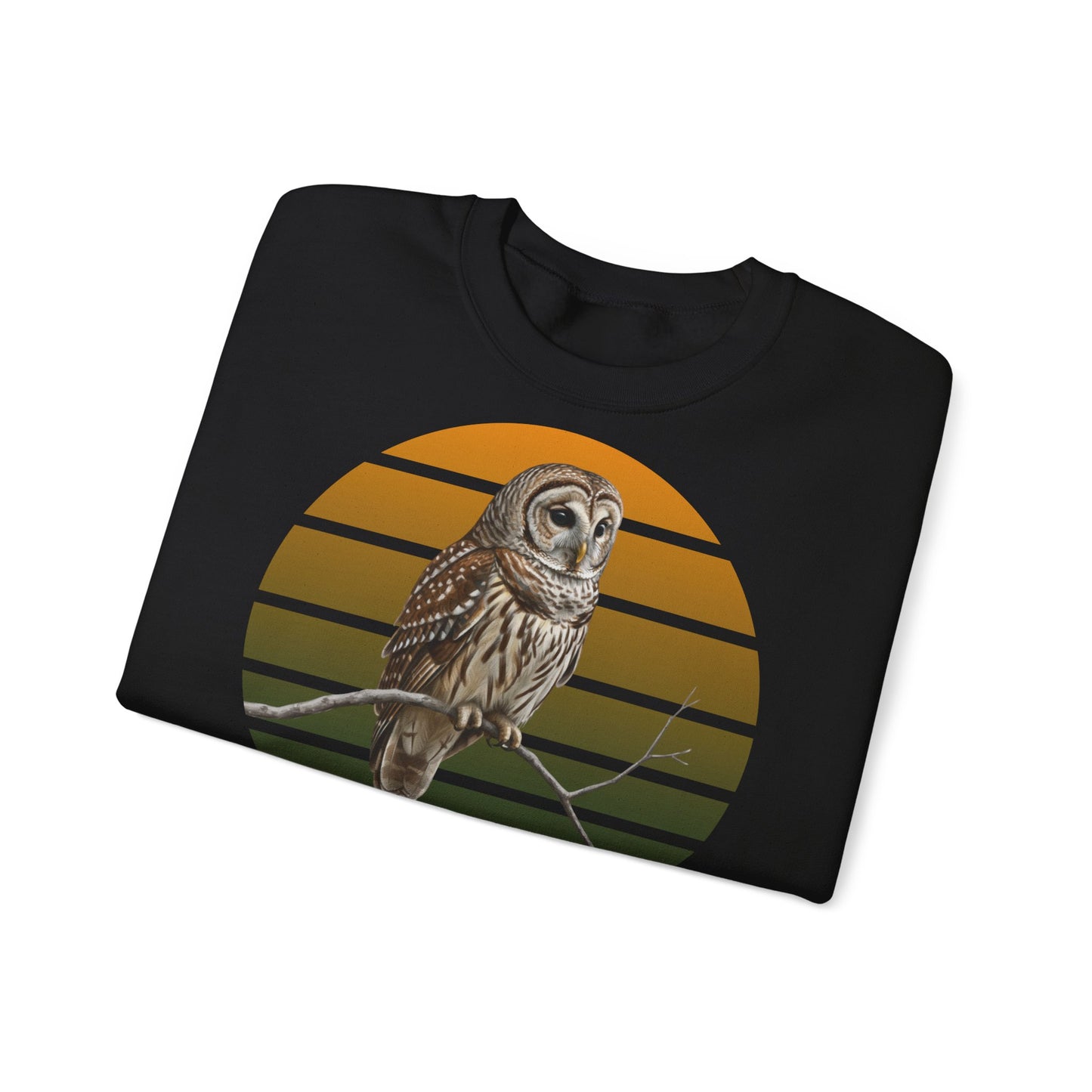 Streifenkauz Eule Sweatshirt | Unisex Pullover für Vogelfreunde & Vogelbeobachter