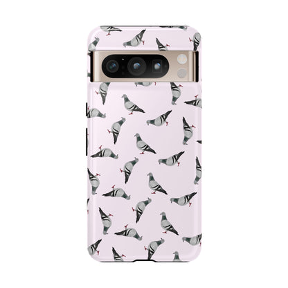 Taube Handyhülle in Rosa | Vogel-Motiv für iPhone & Google Pixel
