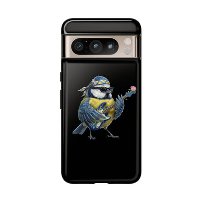 Bert Blumen-Gitarre Handyhülle (iPhone & Google Pixel) – Die Gartenvögel Band 2 Merch