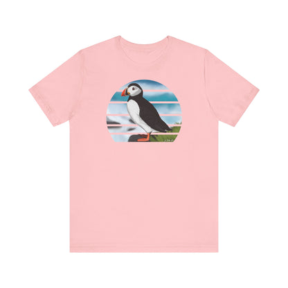 Papageitaucher am Meer Vogel T-Shirt für Vogelfreunde und Vogelbeobachter