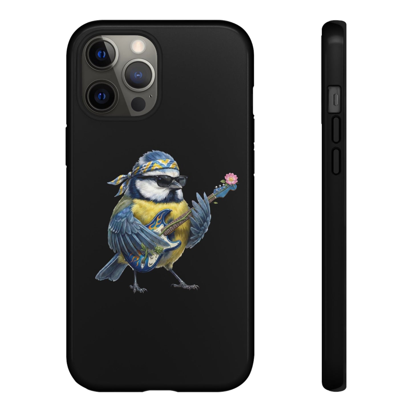 Bert Blumen-Gitarre Handyhülle – animal lover und bird phone Stil