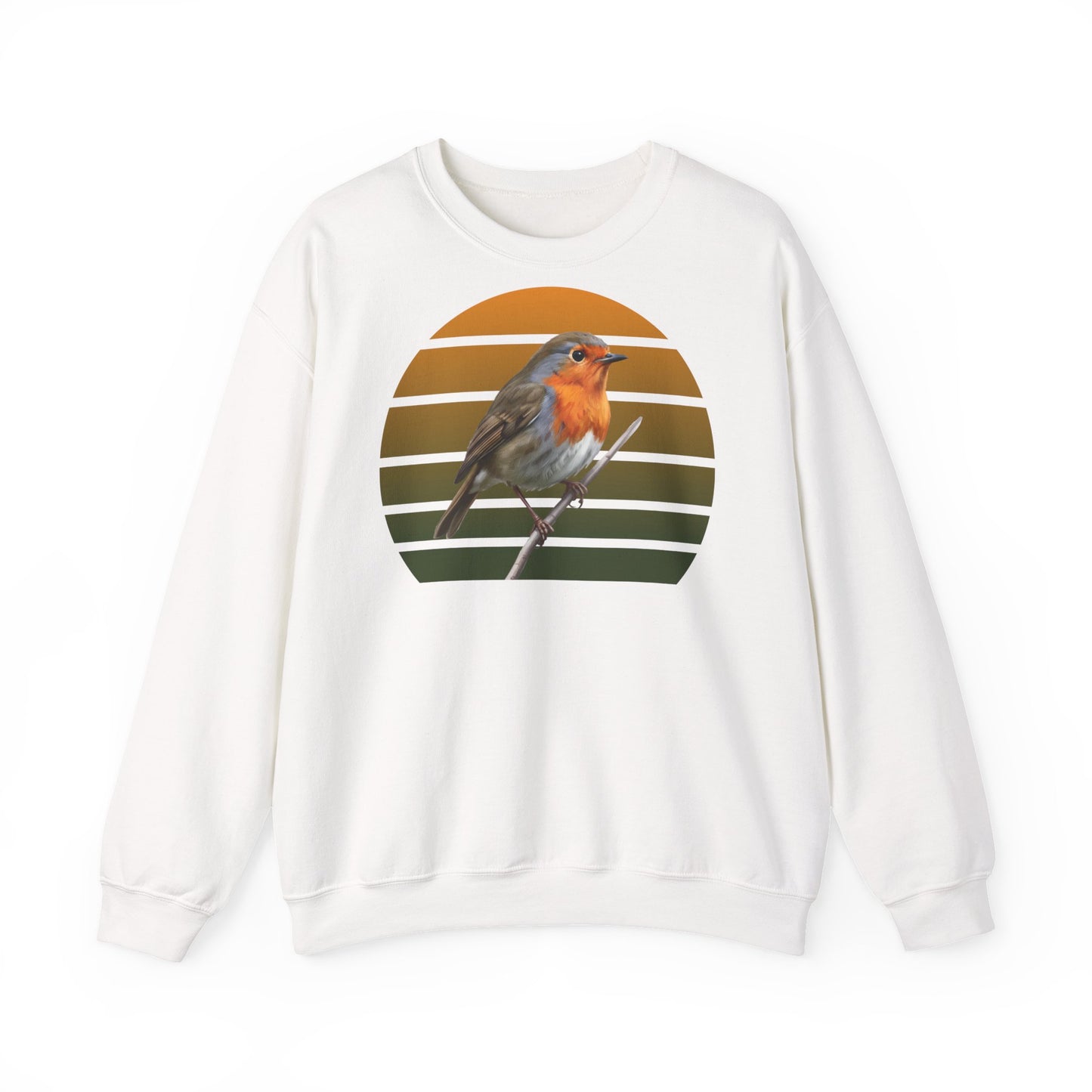 Rotkehlchen Sweatshirt | Unisex Vogel Pullover für Vogelfreunde & Vogelbeobachter
