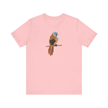 Bartmeise Vogel T-Shirt für Vogelfreunde und Vogelbeobachter