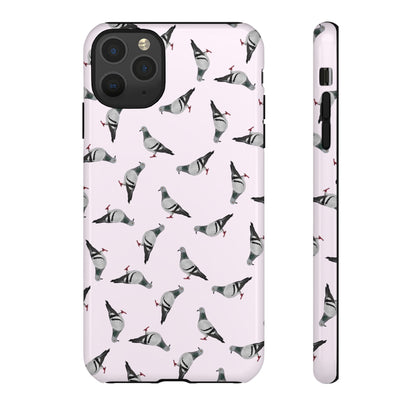 Taube Handyhülle in Rosa | Vogel-Motiv für iPhone & Google Pixel – animal lover,