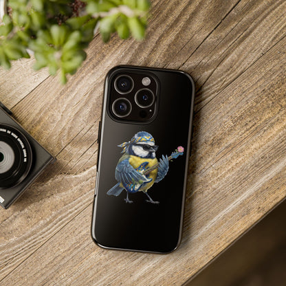 Bert Blumen-Gitarre Handyhülle (iPhone & Google Pixel) – Die Gartenvögel Band 2 Merch