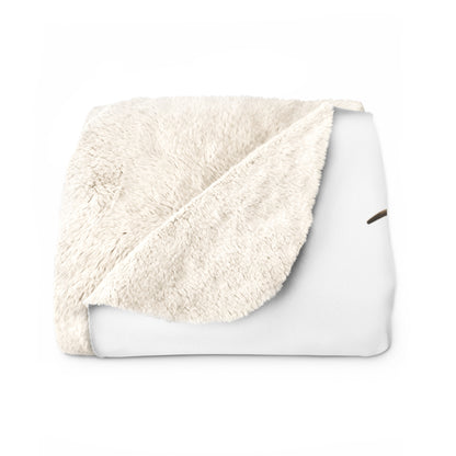 Rotkehlchen Vogel Fleece Sherpa Decke (150x200 cm) – Extra Dick, Kuschelweich & Gemütlich