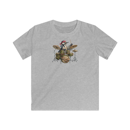 Specht Kinder T-Shirt in Black