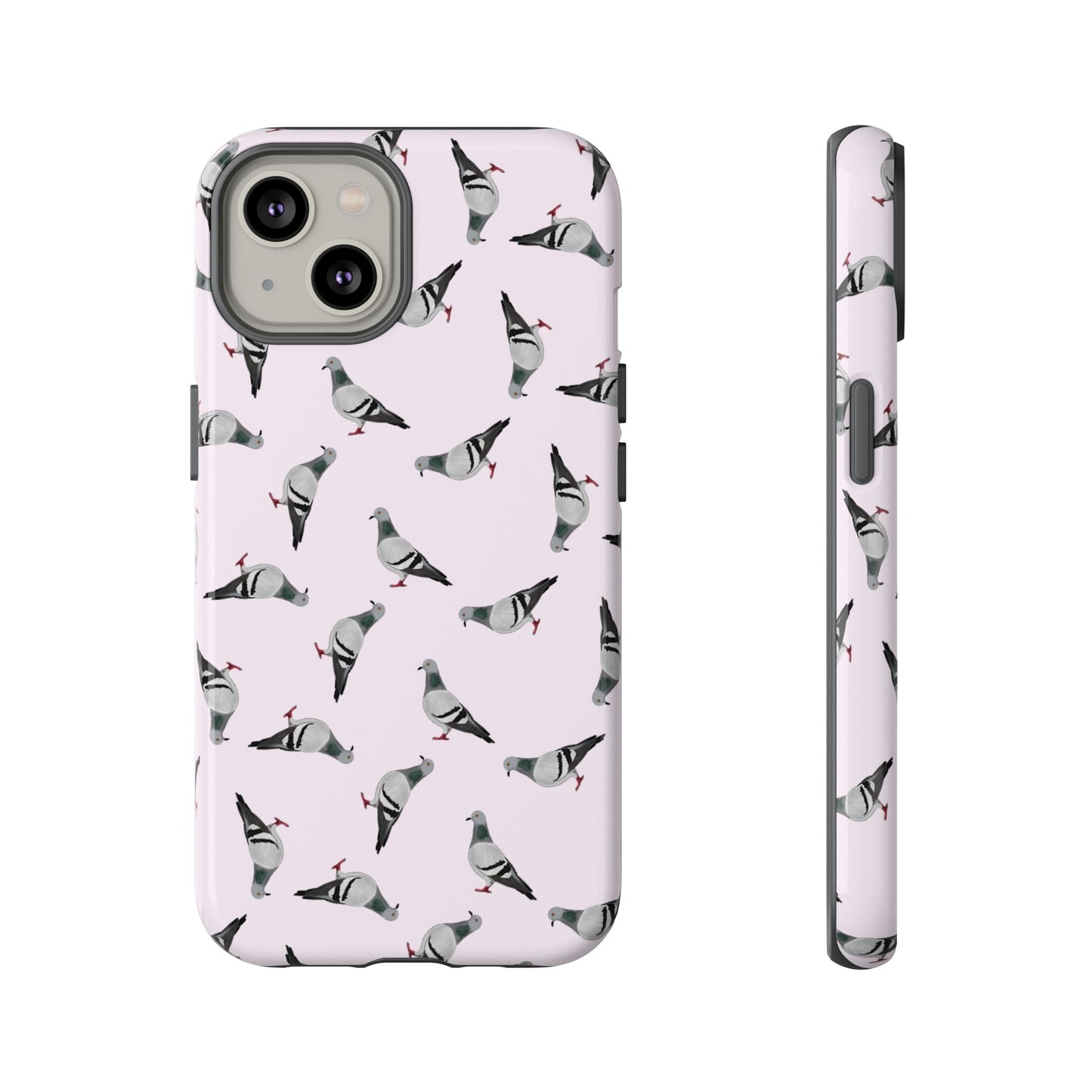 Taube Handyhülle in Rosa | Vogel-Motiv für iPhone & Google Pixel