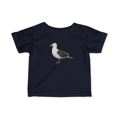 Süßes Möwe Vogel Tiermotiv T-Shirt für Babys und Kleinkinder