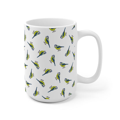 Blaumeise Tasse mit 11 oz Hintergrund