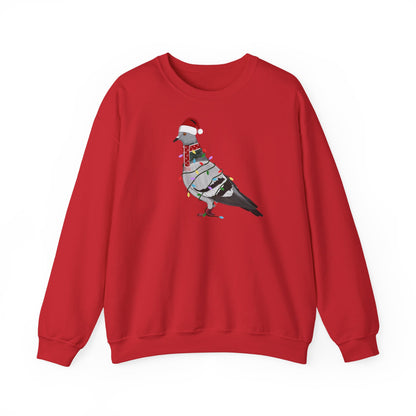 Taube Weihnachts-Sweatshirt | Unisex Vogel Sweater für Vogelfreunde & Vogelbeobachter
