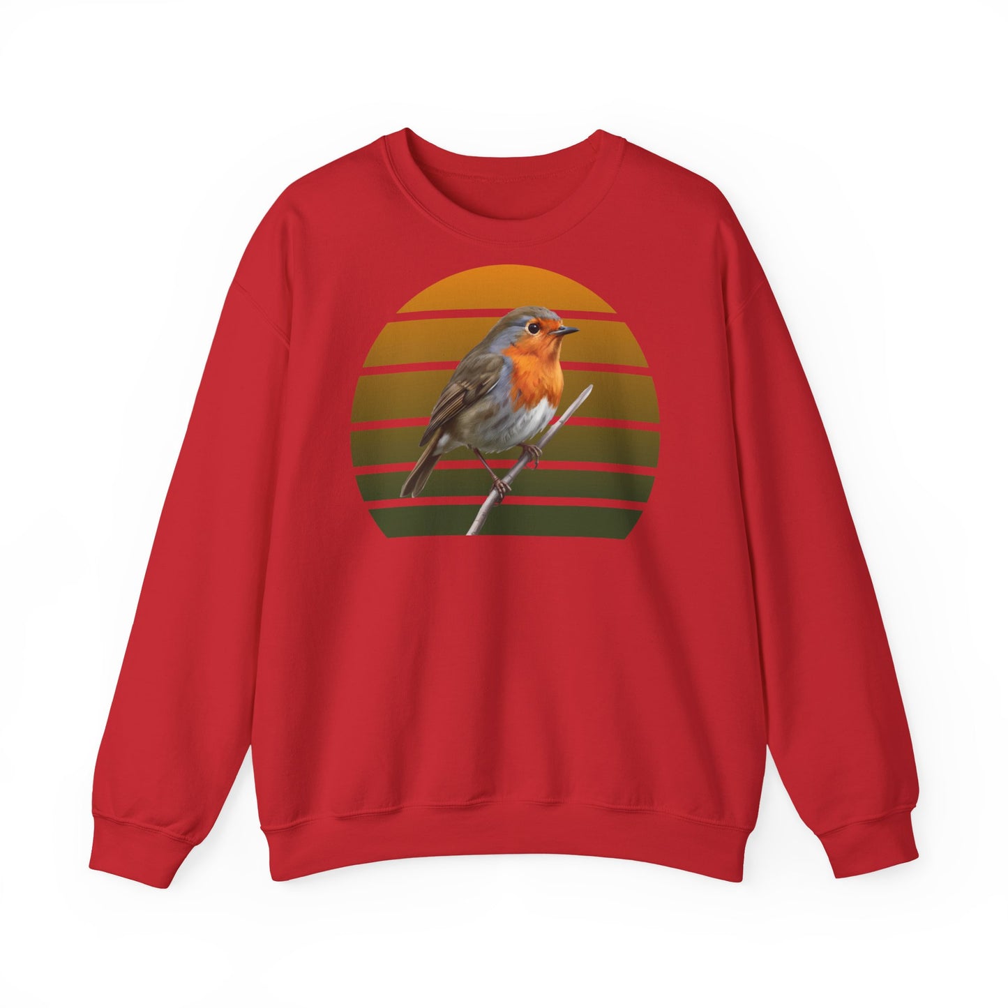 Rotkehlchen Sweatshirt | Unisex Vogel Pullover für Vogelfreunde & Vogelbeobachter