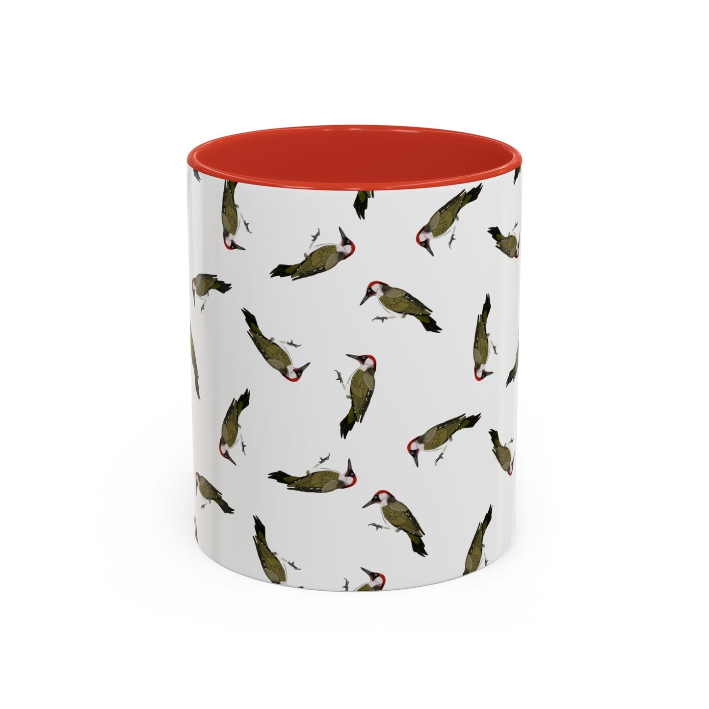 Grünspecht Tasse – Accent Coffee Mug und Birds Design Stil