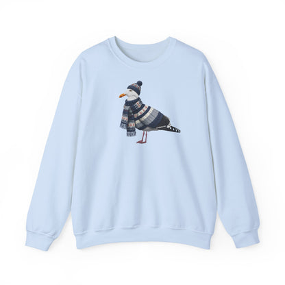 Möwe in Strick Weihnachts-Sweatshirt | Unisex Vogel Sweater für Vogelfreunde & Vogelbeobachter