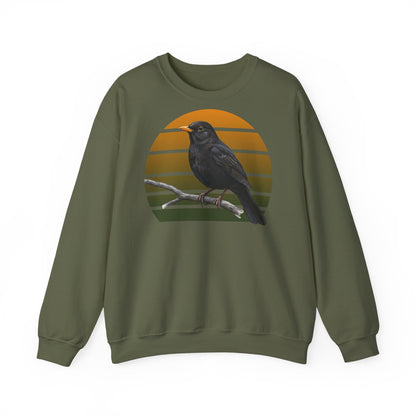 Amsel Sweatshirt | Unisex Vogel Pullover für Vogelfreunde & Vogelbeobachter