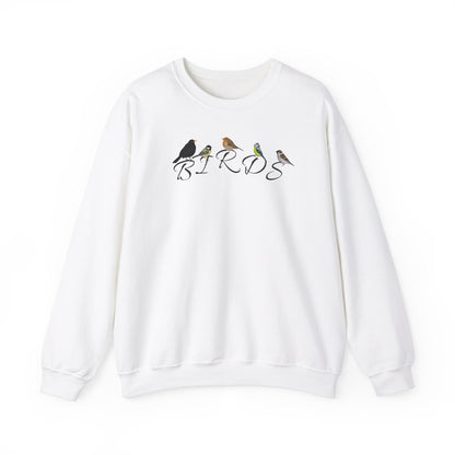 Birds Amsel Rotkehlchen Kohlmeise Blaumeise Spatz Vogel Sweatshirt für Vogelbeobachter