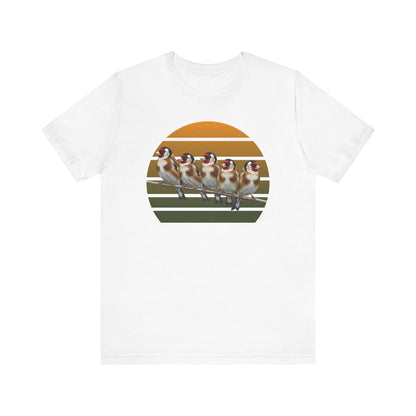 Stieglitz Premuim T-Shirt | Geschenk für Vogelbeobachter | jz.birds
