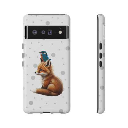 Eisvogel mit Fuchs iPhone & Google Pixel Tiermotiv Handyhülle - Tierisch guter Schutz