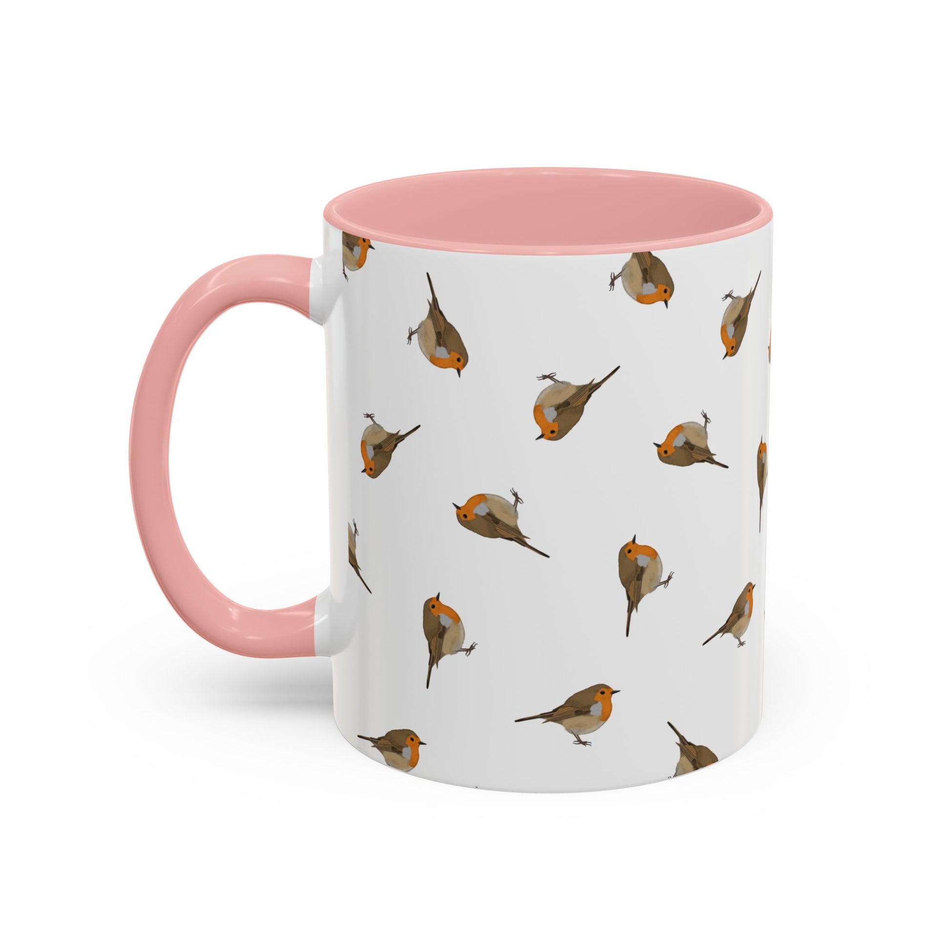 Rotkehlchen Tasse mit Accent Coffee Mug Hintergrund