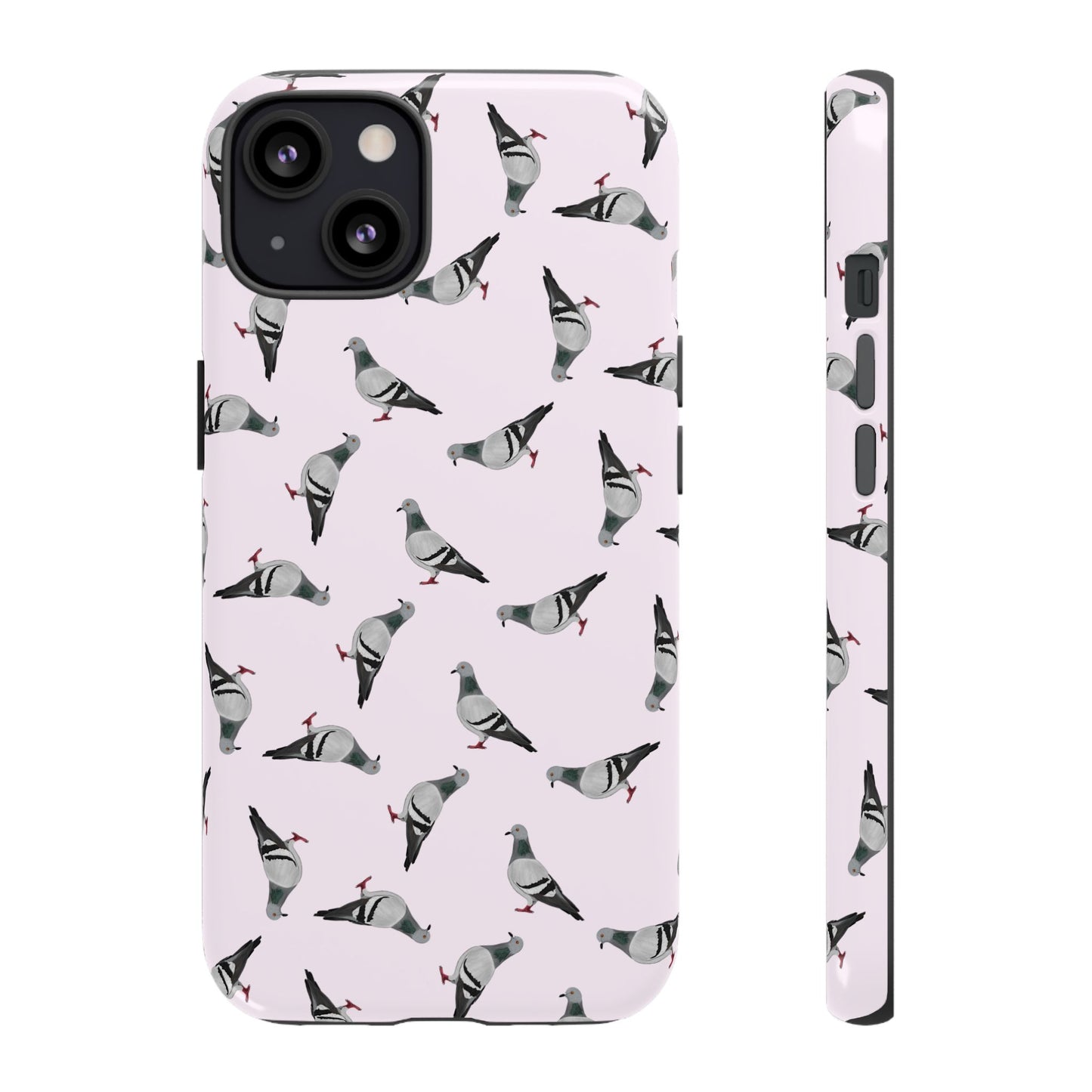 Taube Handyhülle in Rosa | Vogel-Motiv für iPhone & Google Pixel – animal lover,