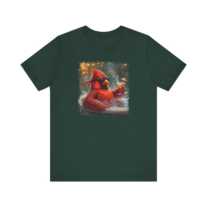 Chordinal entspannt im Vogel T-Shirt in Black