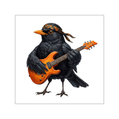 Amsel Aufkleber – animal sticker, band