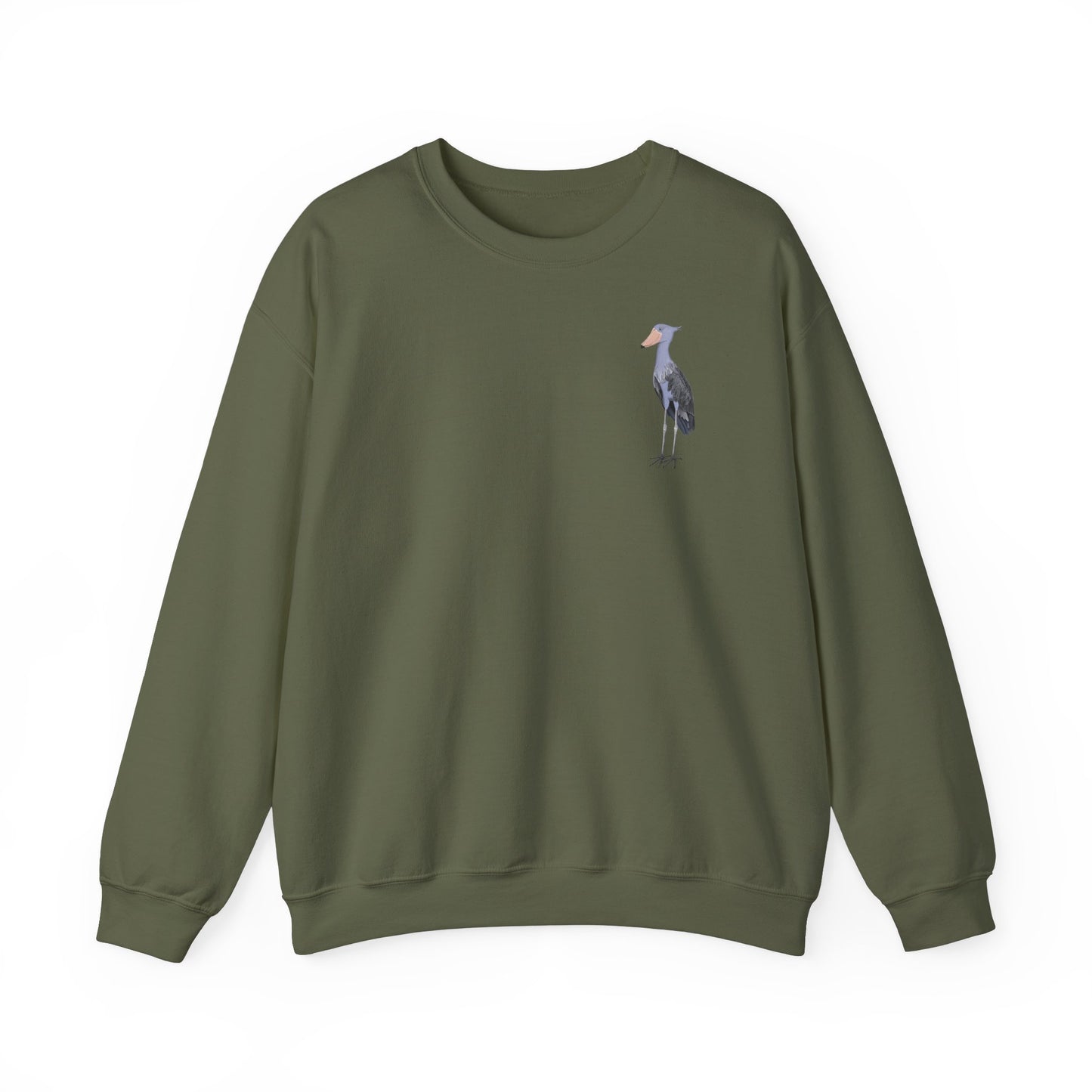 Schuhschnabel Vogel Sweatshirt für Naturfreunde und Vogelbeobachter