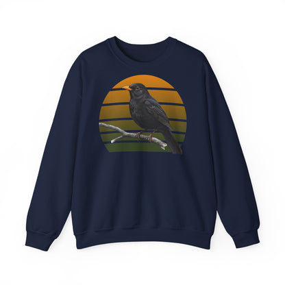 Amsel Sweatshirt | Unisex Vogel Pullover für Vogelfreunde & Vogelbeobachter