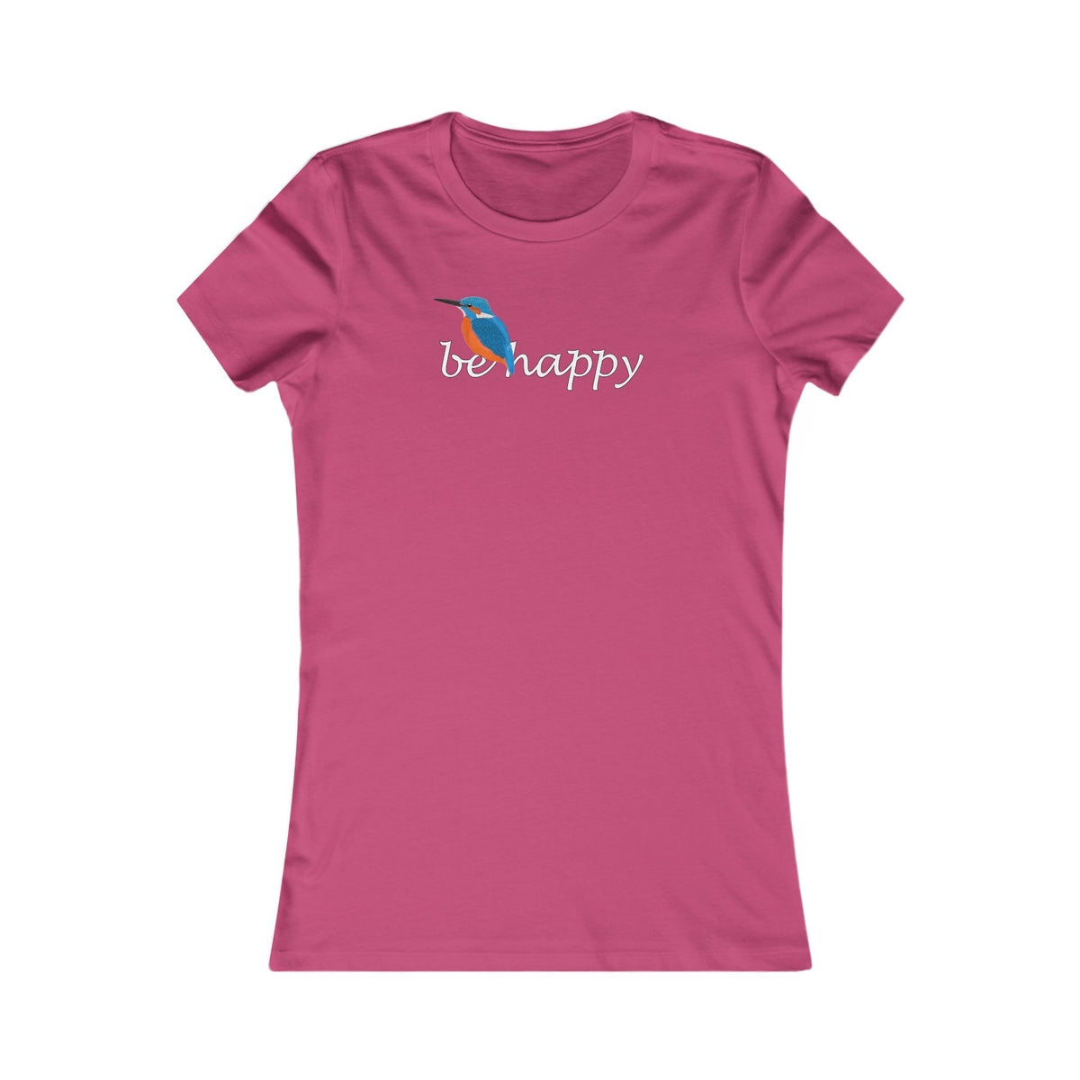 Eisvogel Frauen T-Shirt mit Bird Graphic Tee Hintergrund