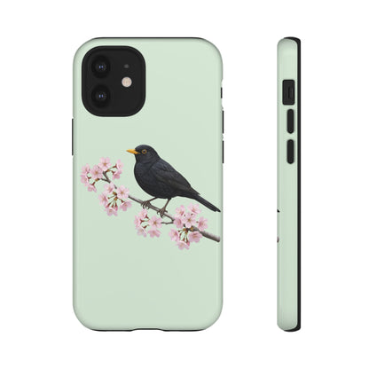 Amsel Handyhülle mit animal lover Hintergrund