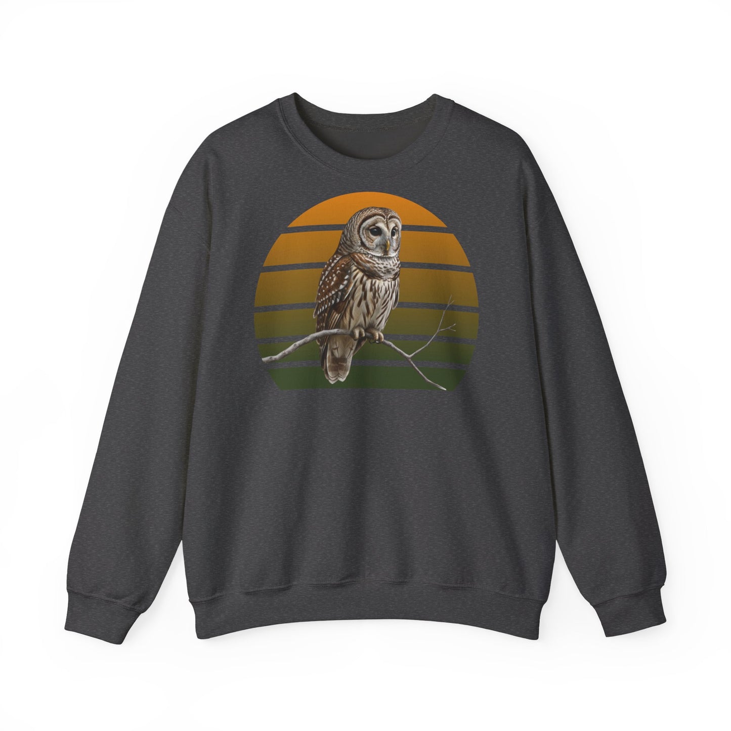 Streifenkauz Eule Sweatshirt | Unisex Pullover für Vogelfreunde & Vogelbeobachter