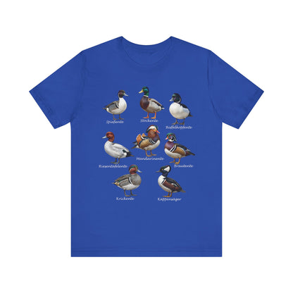 T-Shirt mit Entenarten: Vogel in Military Green