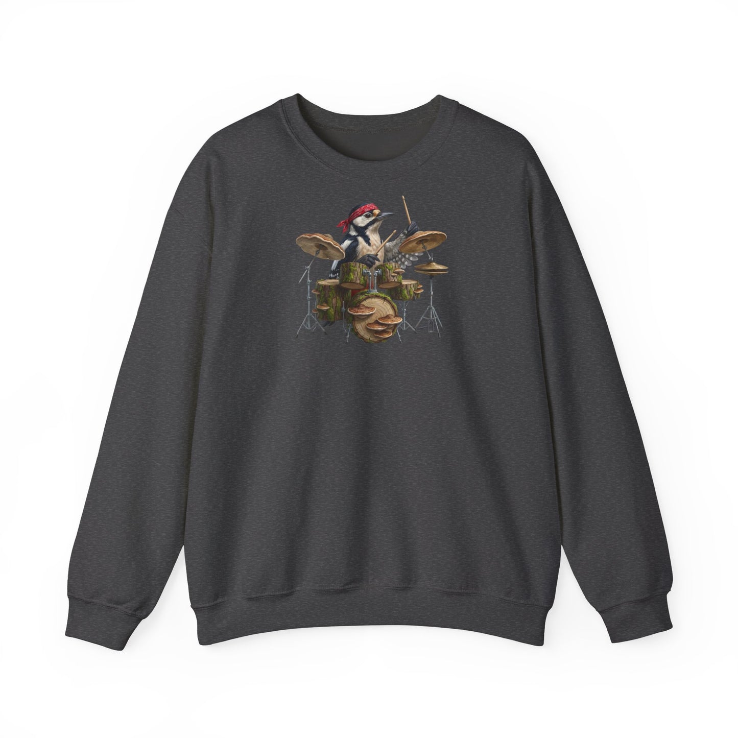 Specht Sweatshirt Vogelmotiv – Animal Graphic Tee, Casual Everyday Wear