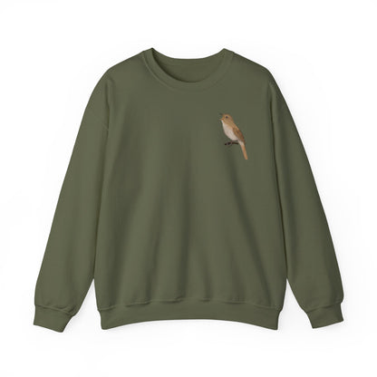 Nachtigall Vogel Sweatshirt für Naturfreunde und Vogelbeobachter