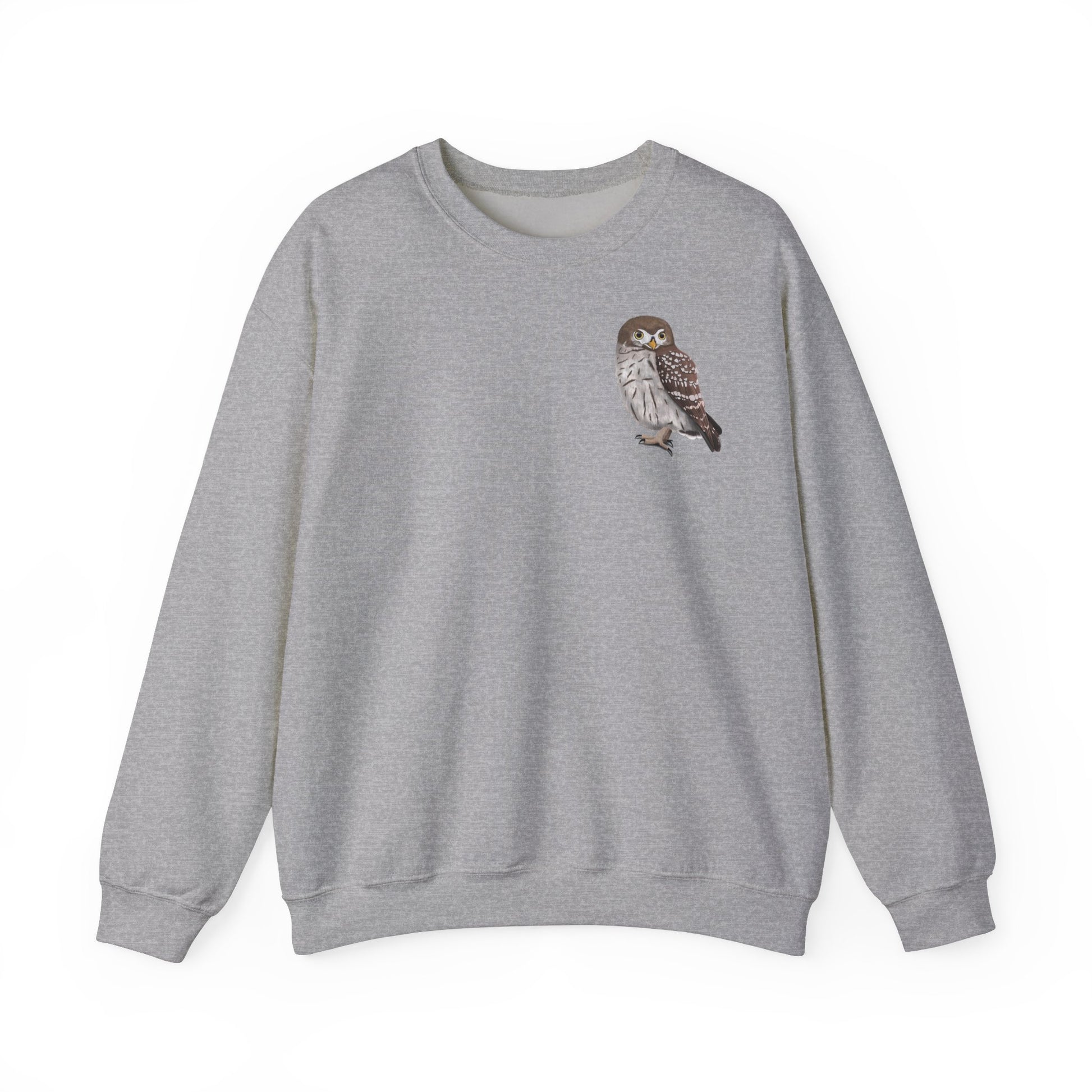Kauz Sweatshirt Vogelmotiv – Animal Graphic Tee und Casual Everyday Wear Stil