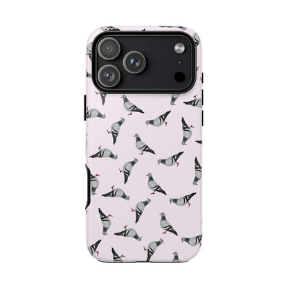 Taube Handyhülle in Rosa | Vogel-Motiv für iPhone & Google Pixel